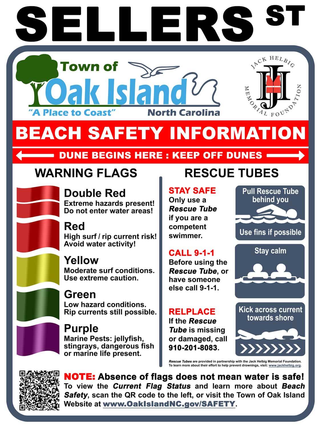 Oak Island Water Safety Stations